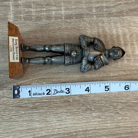 King‎ Henry VIII Foot Combat Armour C.1520 Pewter Detailed Figurine Articulated - Picture 5 of 13